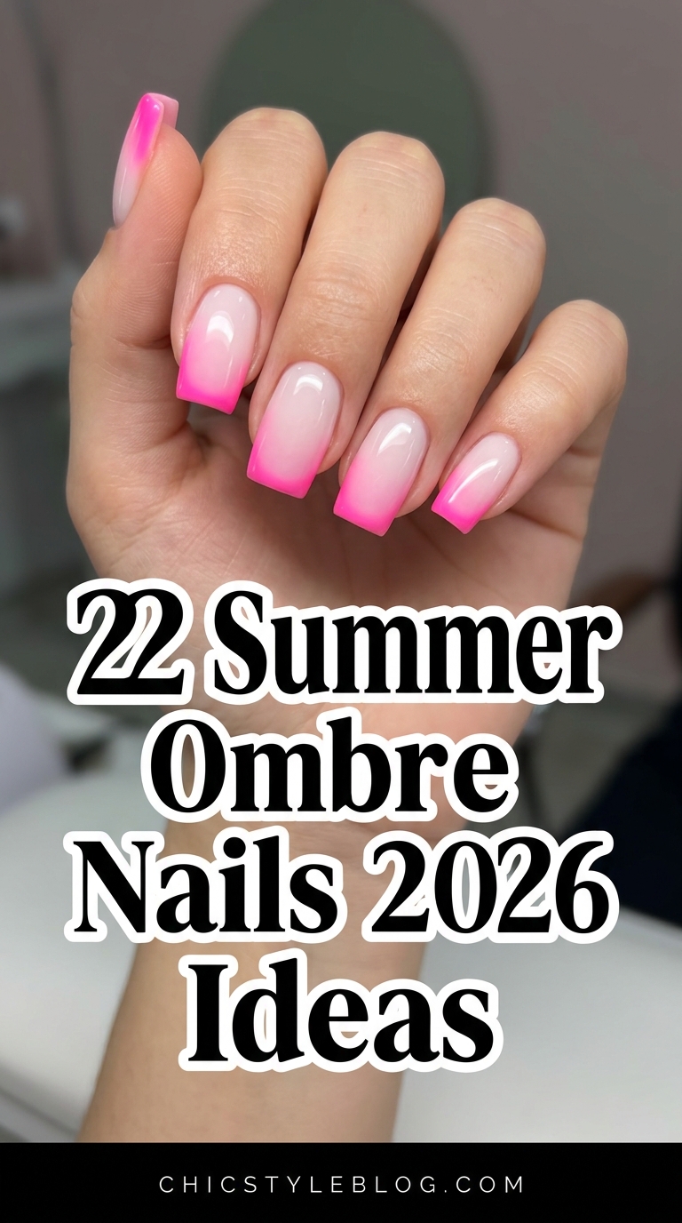 Cute Summer Ombre Nail Ideas