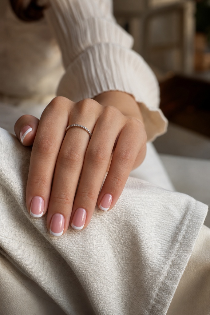 Short Summer Nails 2026 Inspo Classic French Manicure That Will Never Not Be Perfect