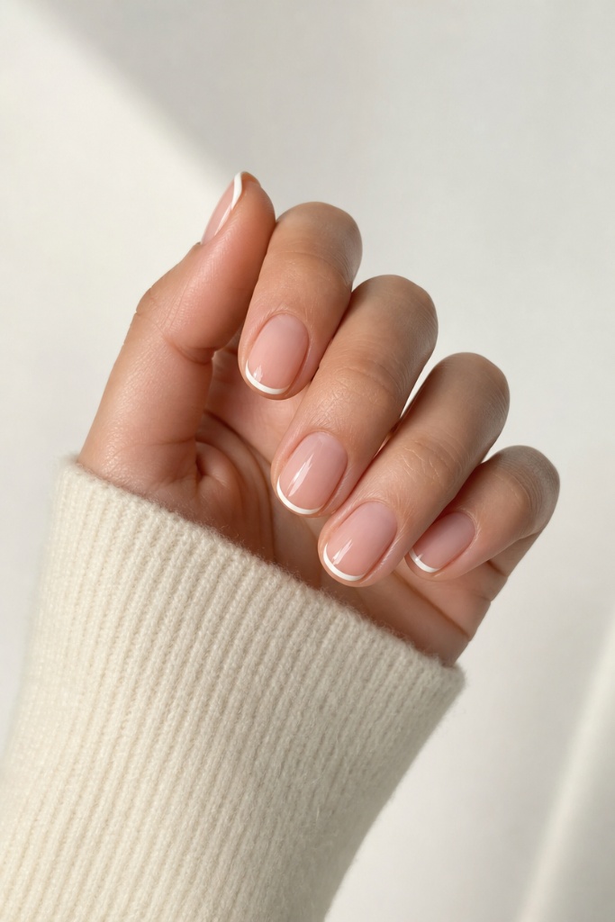 Short Summer Nails 2026 Inspo Micro French Tips That Look Like You Were Born Polished
