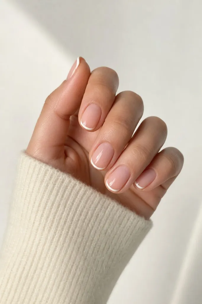 Short Summer Nails 2026 Inspo Micro French Tips That Look Like You Were Born Polished