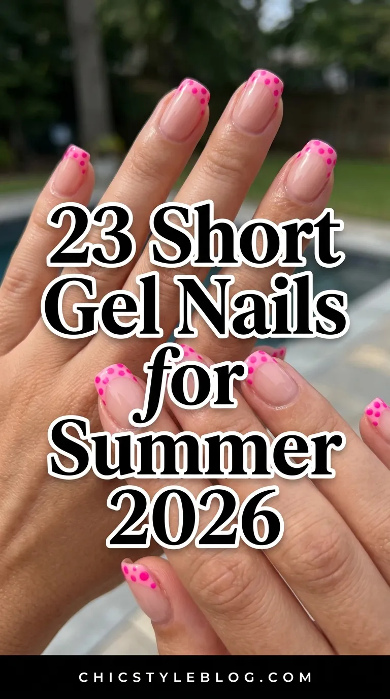 Short Gel Nails for Summer 2026