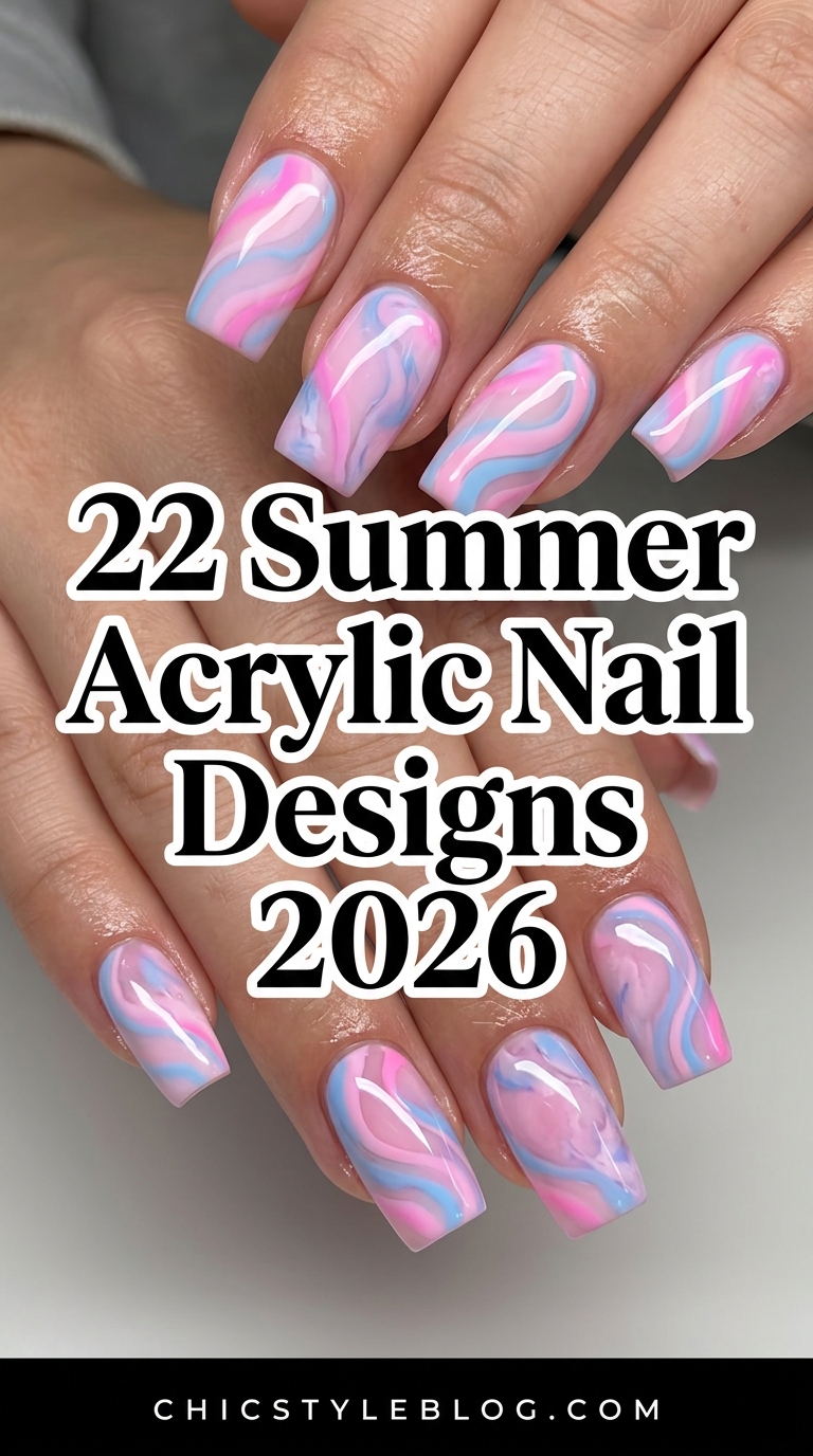 Summer Acrylic Nail Designs