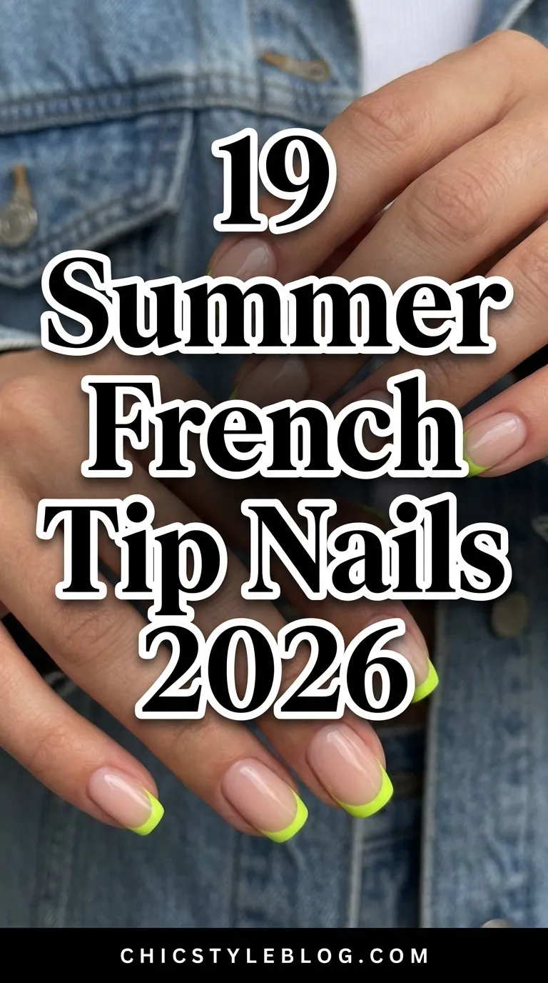Summer French Tip Nail Ideas 2026