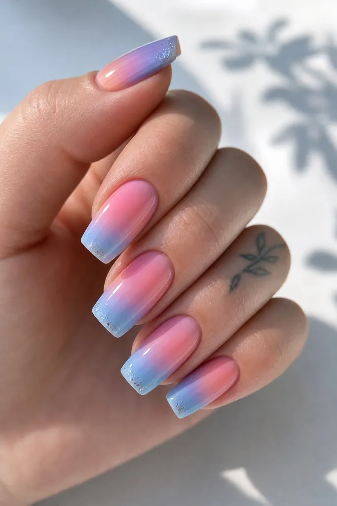 Summer Beach Nails 2026 Cotton Candy Ombré With Sunset Gradient Magic