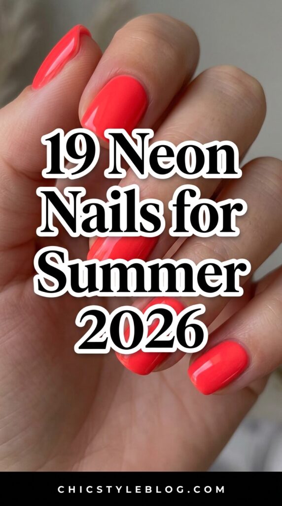 Neon Nails For Summer 2026 19 Trendy Designs Bringing Vacation Vibes