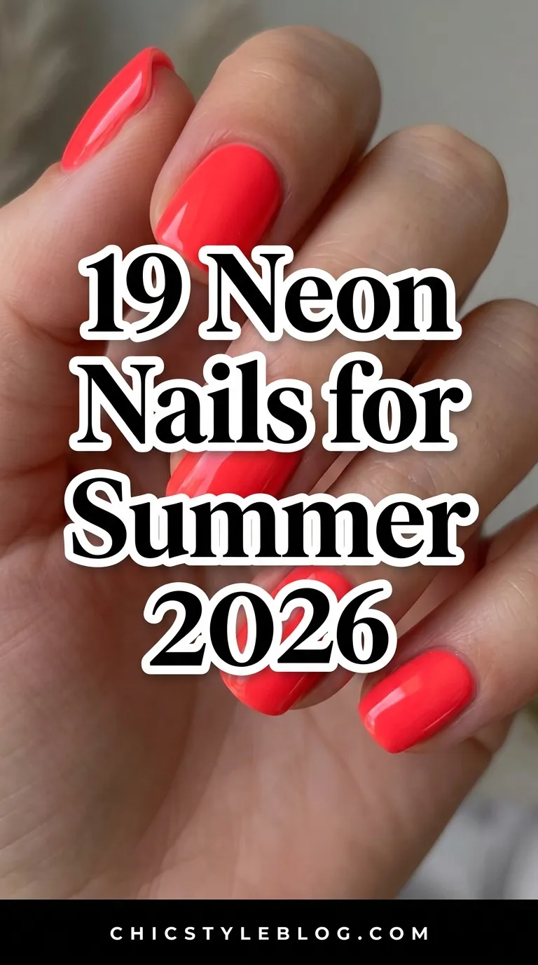 neon nails for summer 2026