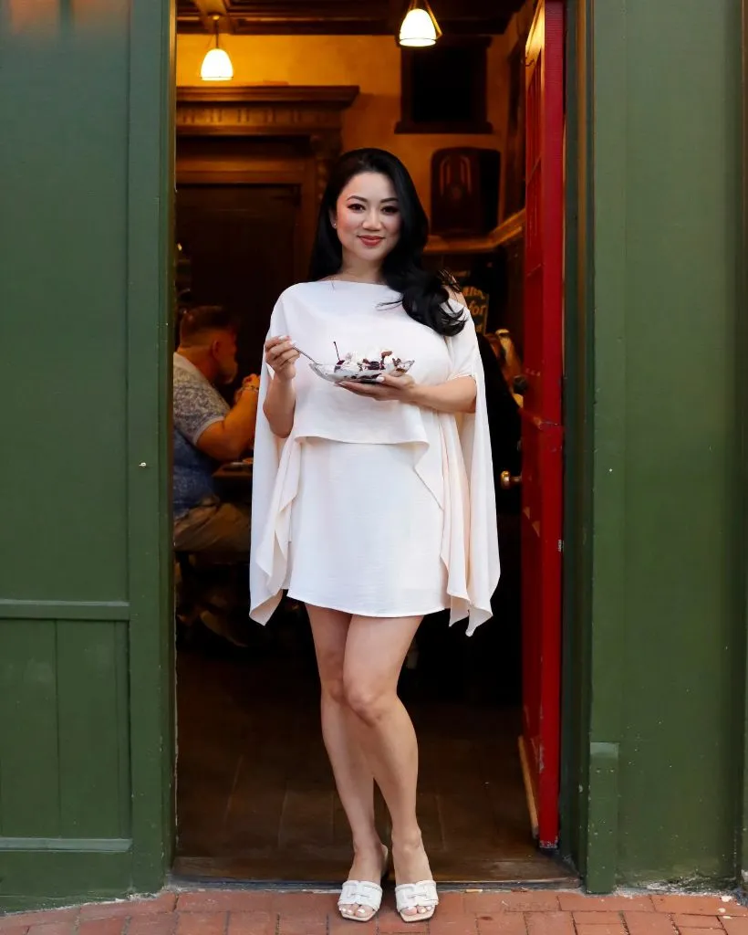 Fall Date Night Outfits 2026 Blush Cape Mini Dress for a Soft, Pretty Date