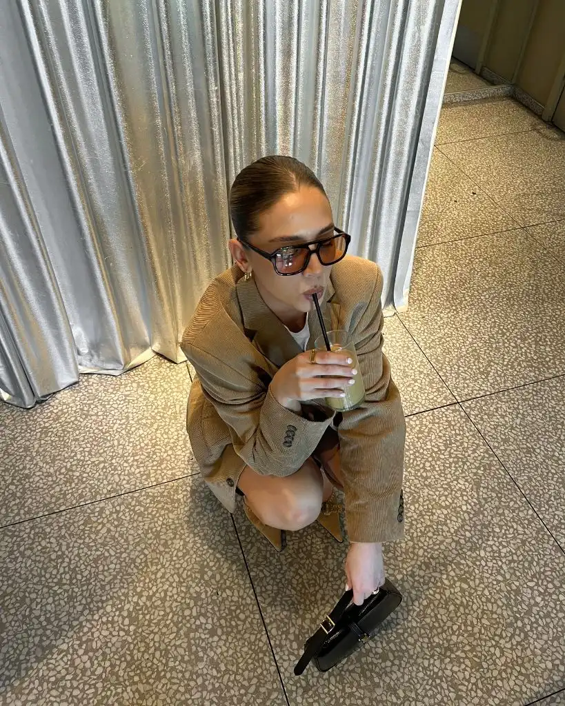 Fall Date Night Outfits 2026 Corduroy Suit With a Tee for a Polished Casual Date