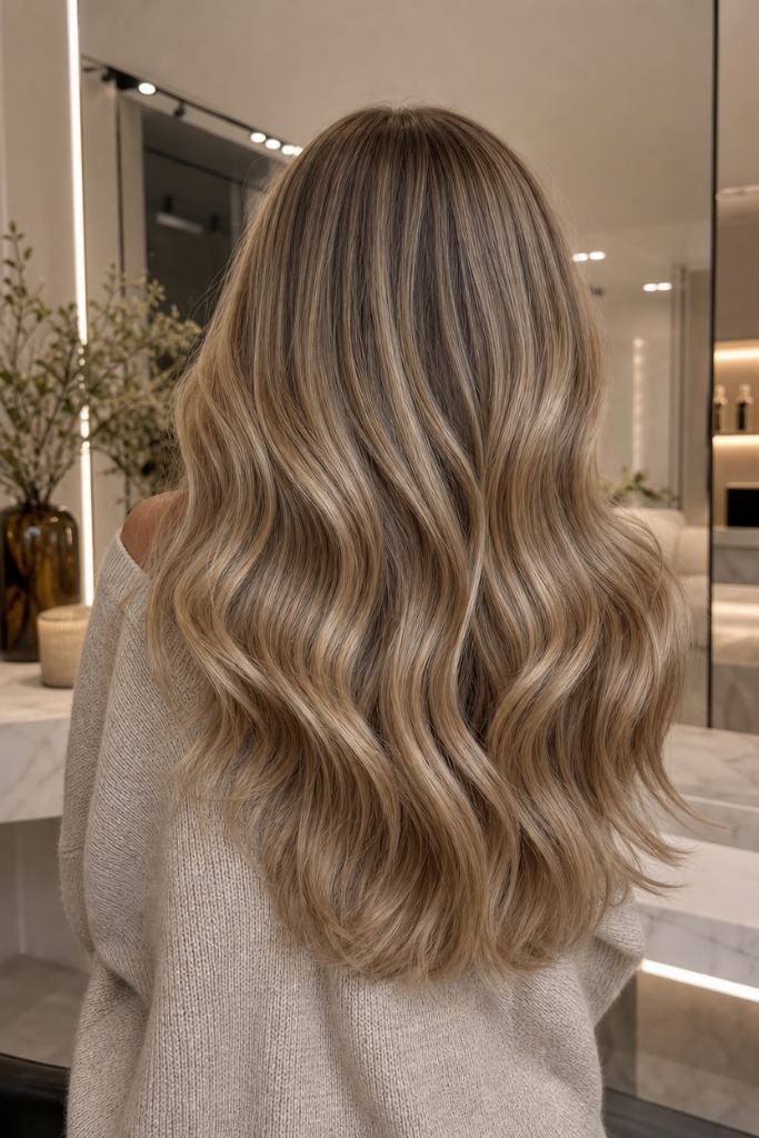 July Hair Color Ideas 2026 Mushroom Bronde With Natural Summer Dimension