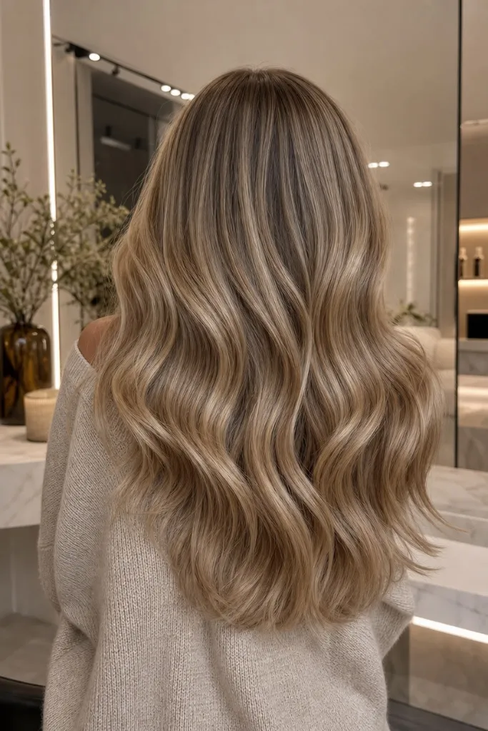 July Hair Color Ideas 2026 Mushroom Bronde With Natural Summer Dimension