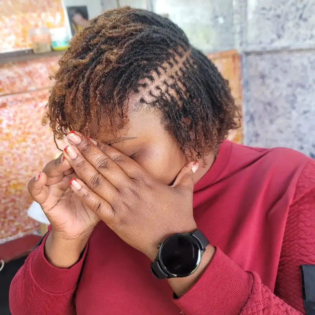 Locs Hairstyles for Black Women 2026 Honeyed Starter Locs with Intricate Grid Parting