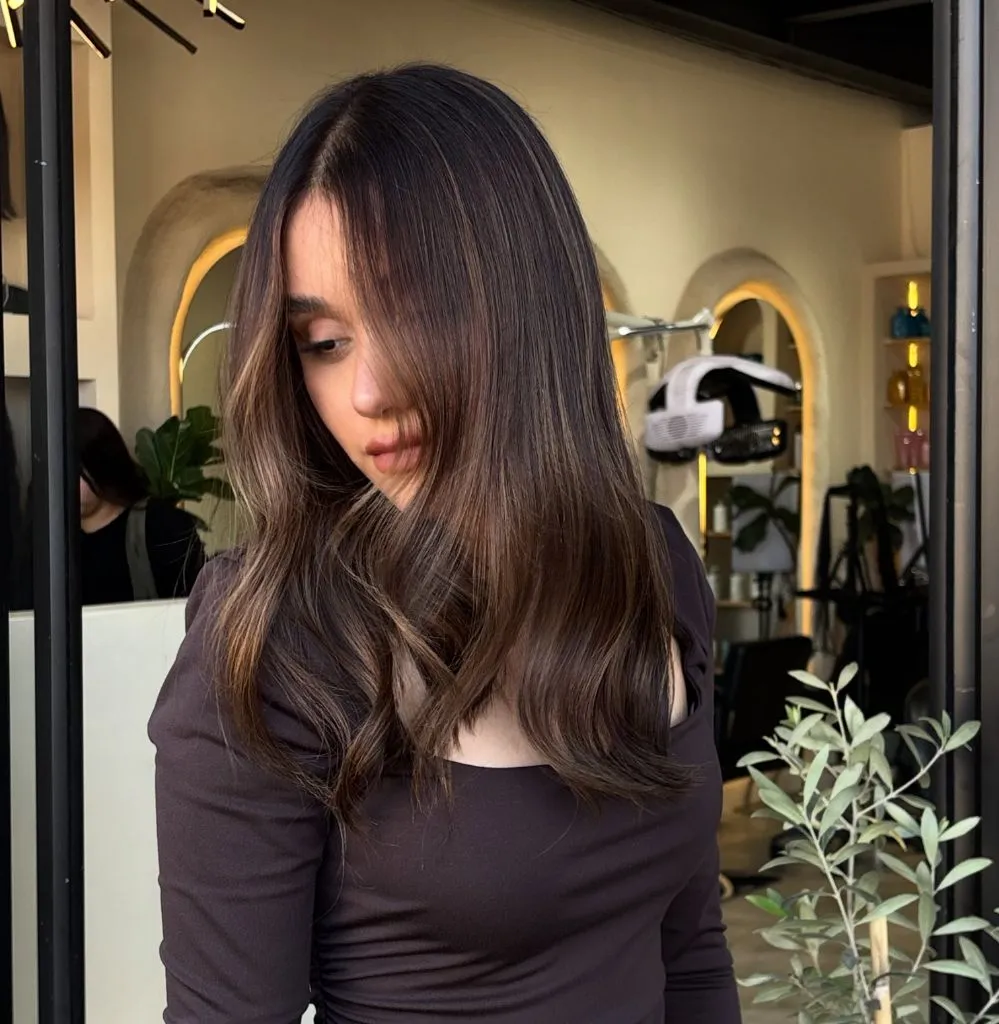 Fall Brunette Hair Colour 2026 Soft Chocolate Brunette with Natural Movement