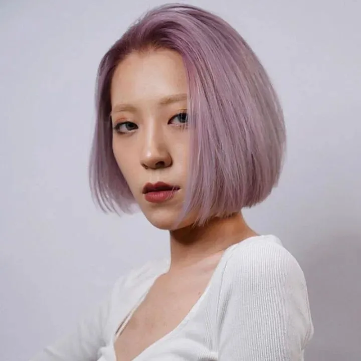 Bobbed Haircut for Women 2026 Lavender Dream Bob with Blunt Ends and Cool-Girl Attitude