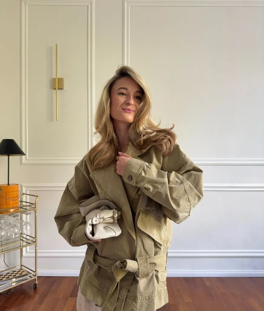 Fall Outfits With Peacoat 2026 Olive Utility Jacket With Relaxed French-Girl Charm
