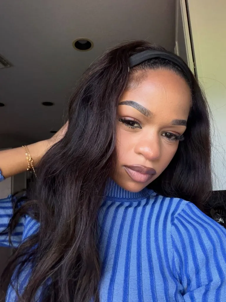 Fall Hair Colors for Black Women 2026 Deep Espresso Brunette with Loose Satin Waves