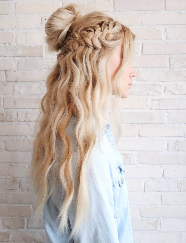 Braided Half-Up Bun hairstyle inspiration photo