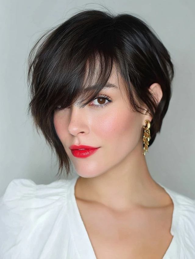 Short Side Bangs hairstyle