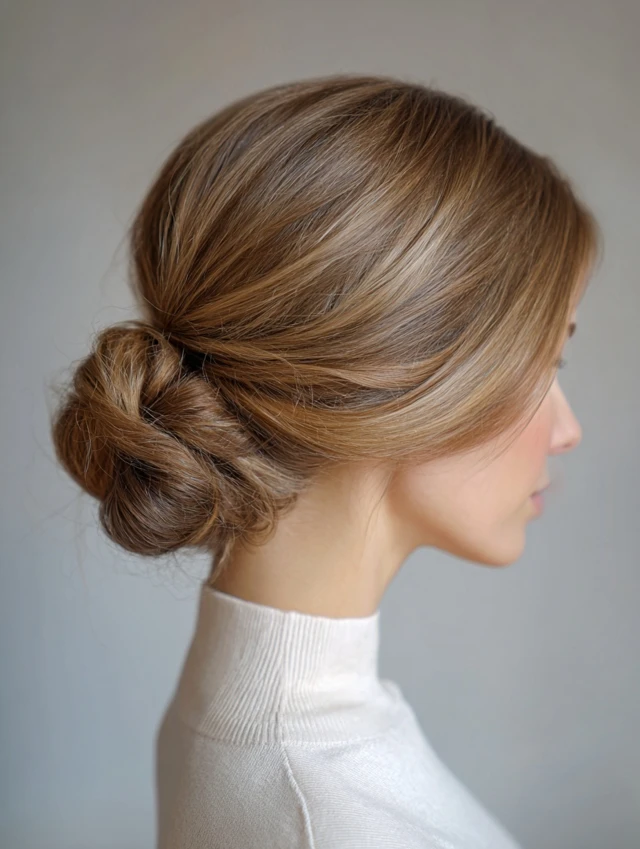 Twisted Low Bun