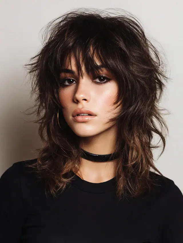 Modern Shag hairstyle