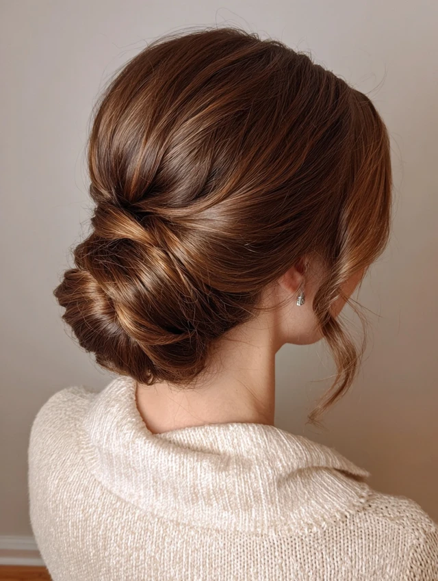Low Twisted Chignon inspiration photo