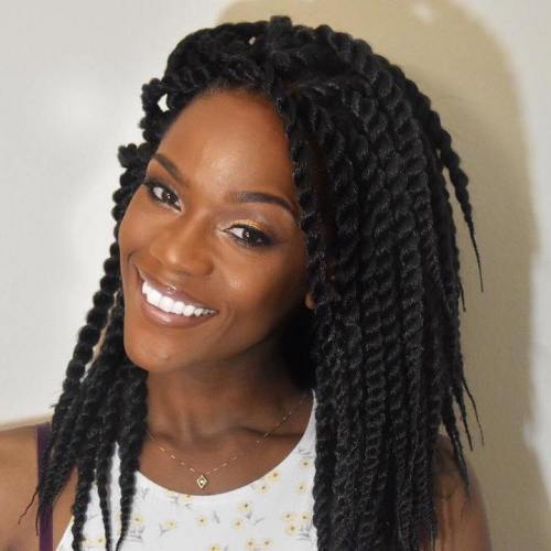 Mid-length twist braids