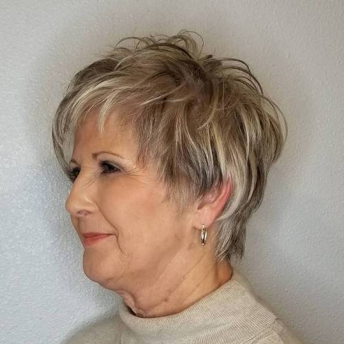 Feathered pixie for fine hair pixie hairstyle