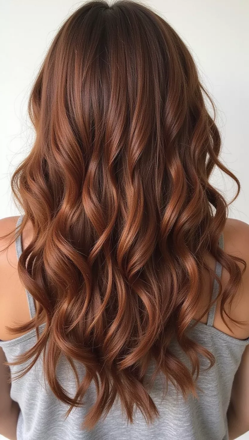Cinnamon Spice Waves hairstyle photo