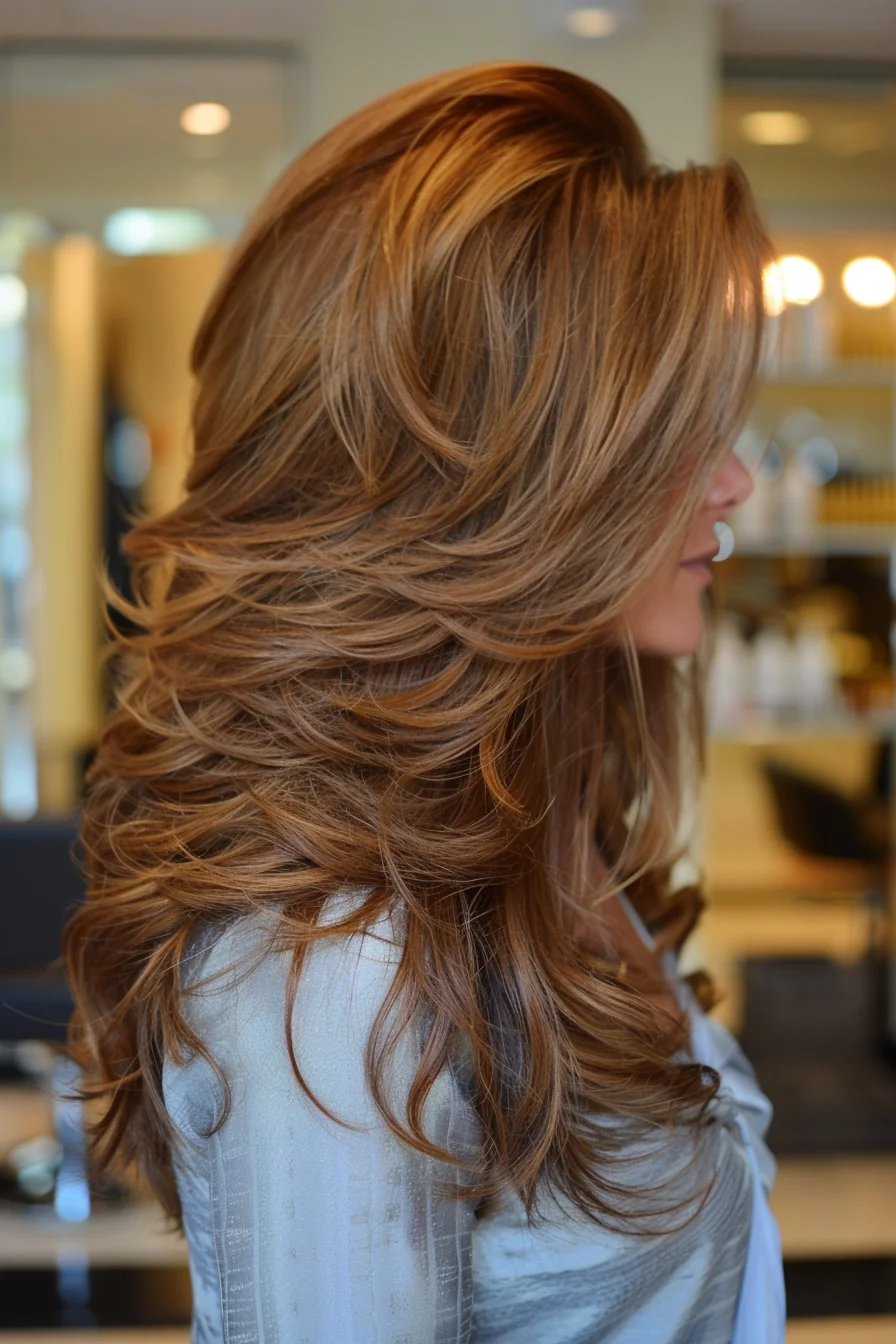 Mocha roots melting into caramel cinnamon lengths cinnamon hair idea