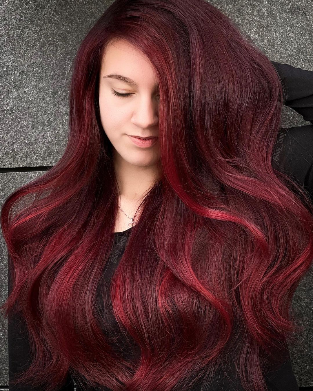 Cherry Cola Red with a Deep Base red hair color