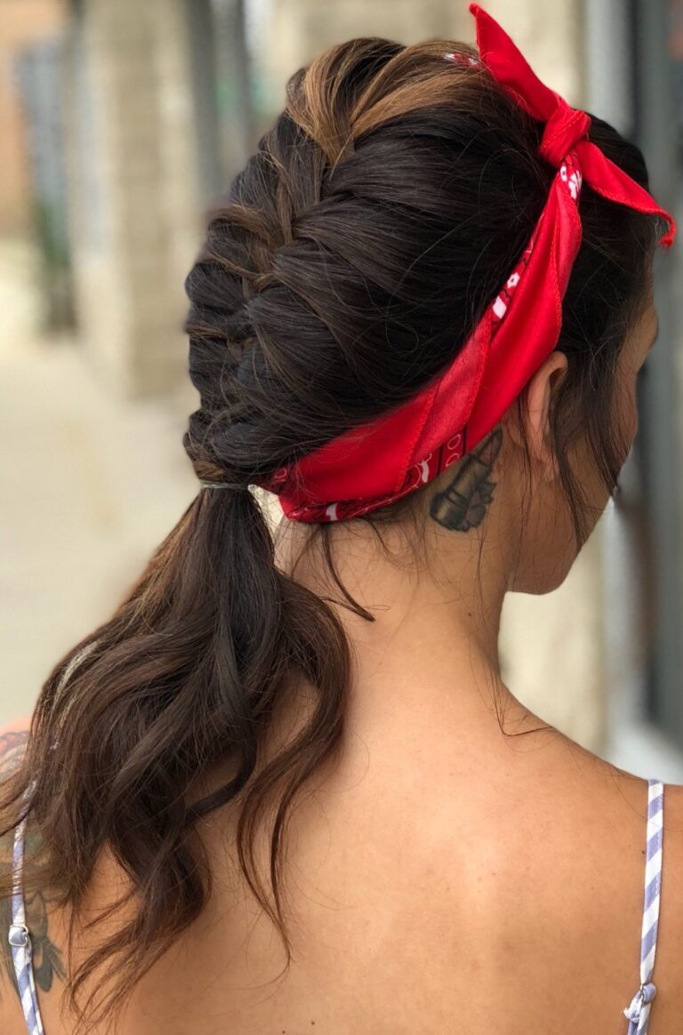 Bandana hairstyles inspiration photo