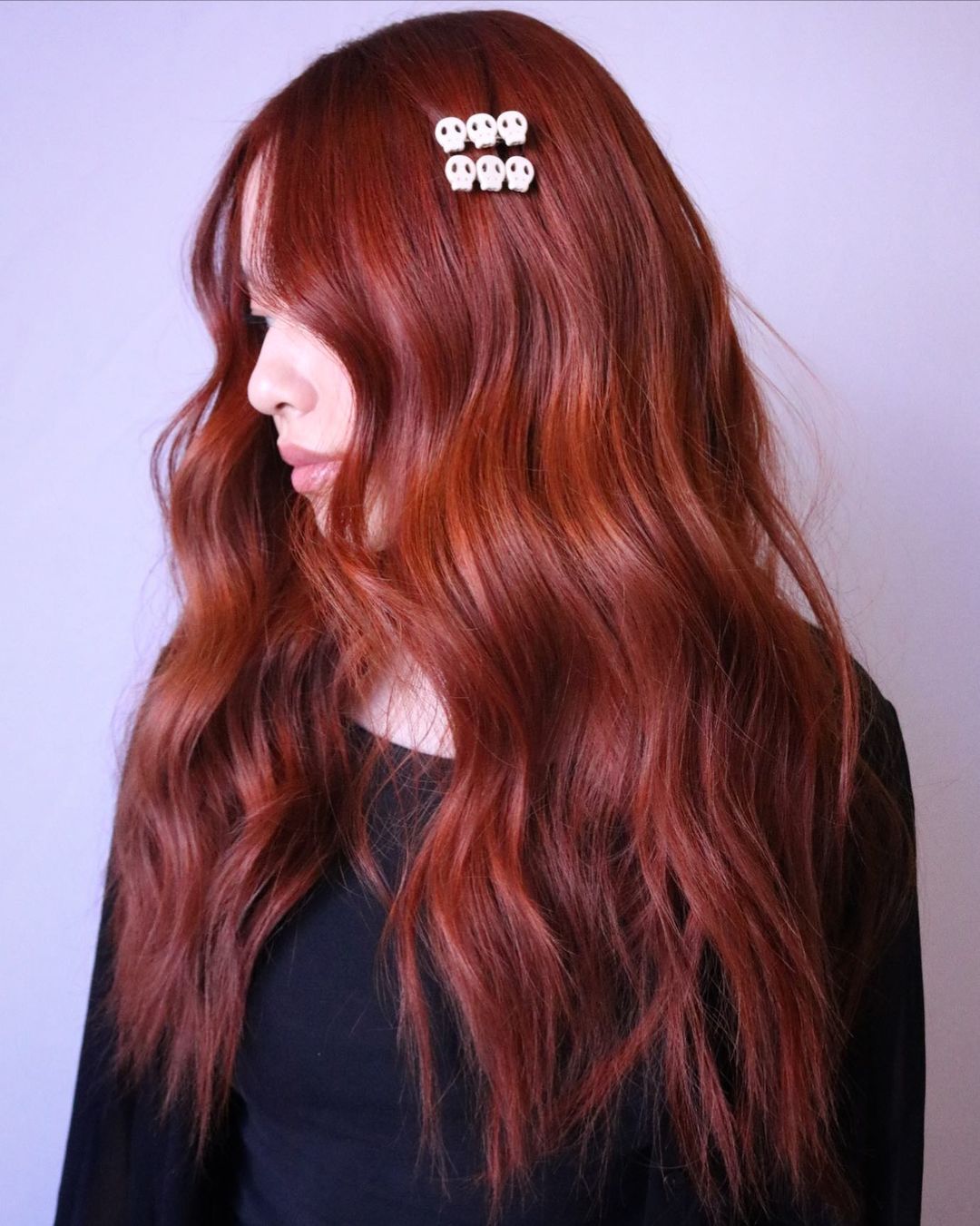 Dark Red That Turns Copper in Sunlight red hair color