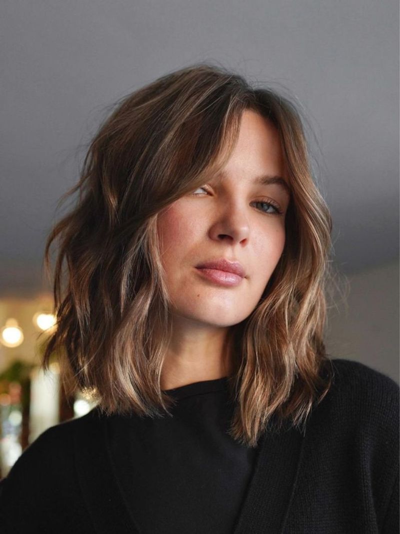 A-Line Lob with a Forward Angle lob haircut