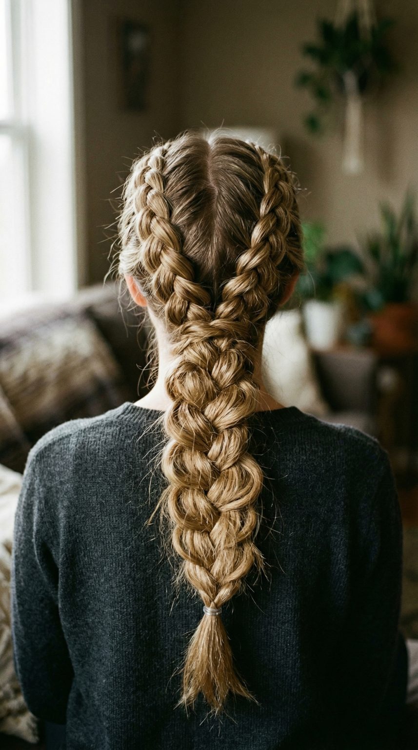 Dutch Braid from Crown to Tip hairstyle inspiration photo