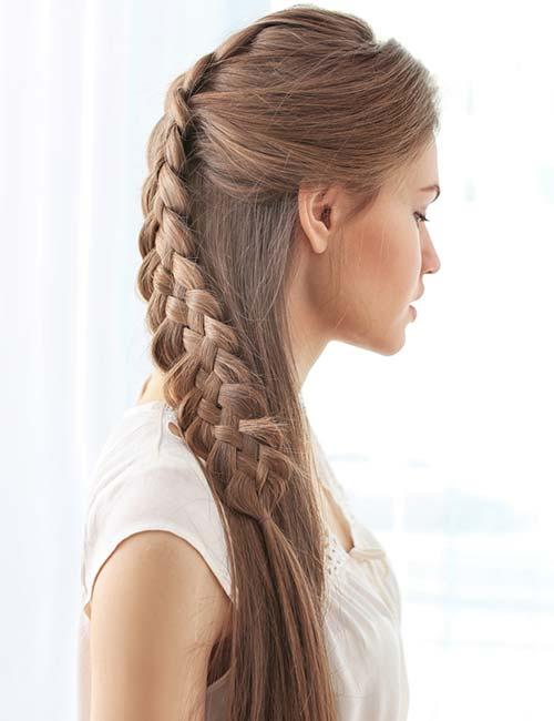 Four-Strand Braid hairstyle inspiration photo