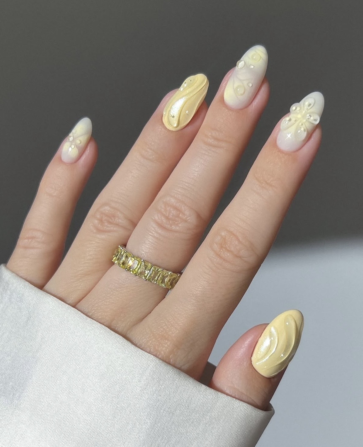 Butter Yellow Nails