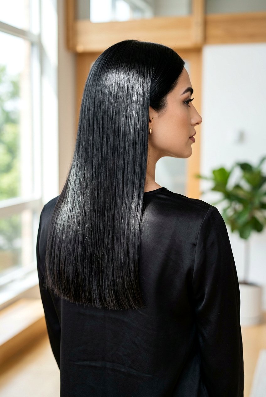 Onyx Black Blunt Cut