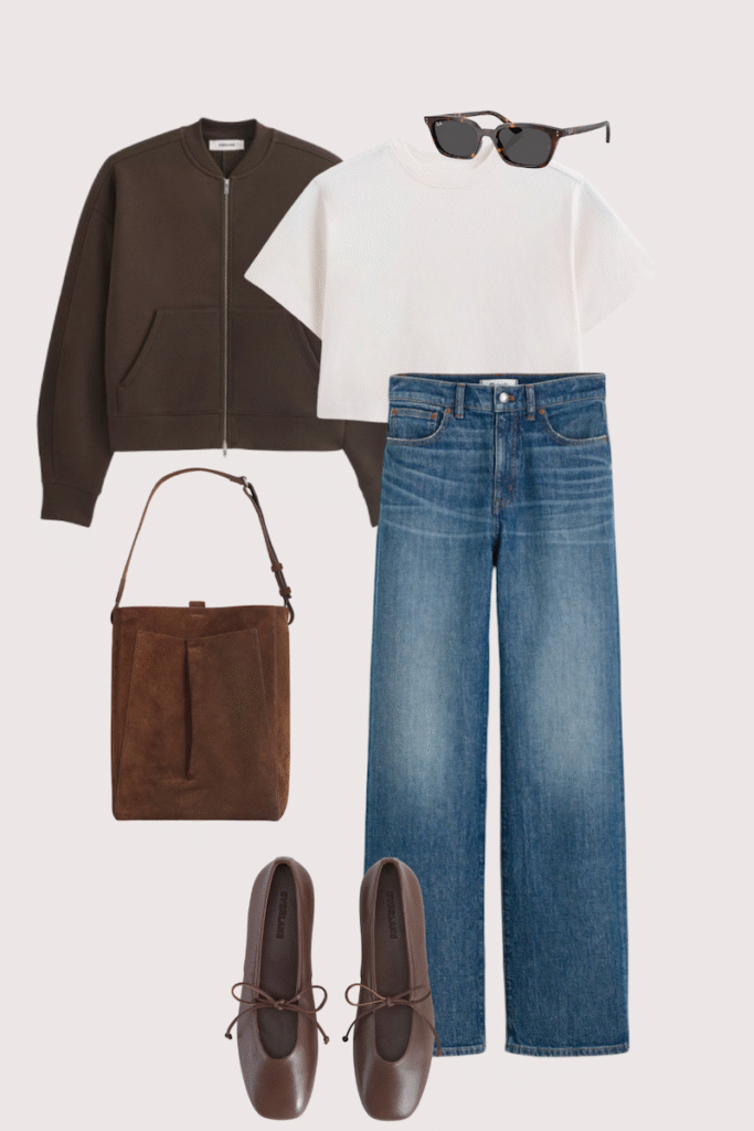 Easy layered outfit for museum hopping in London