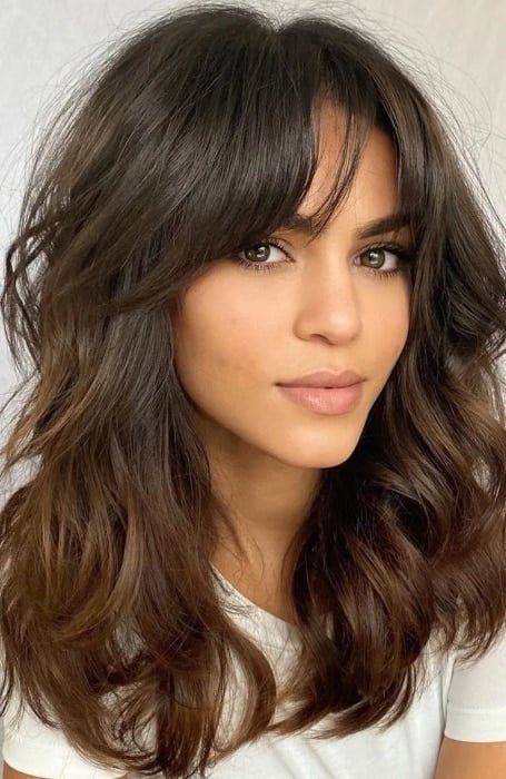 Classic Side-Swept Bangs hairstyle