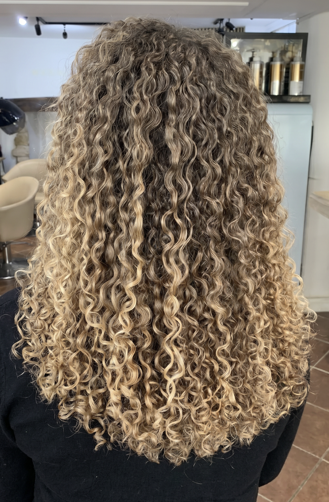 Caramel Balayage Curls