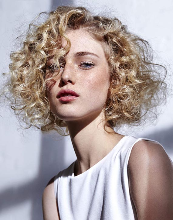 Vanilla Blonde Corkscrew Curls