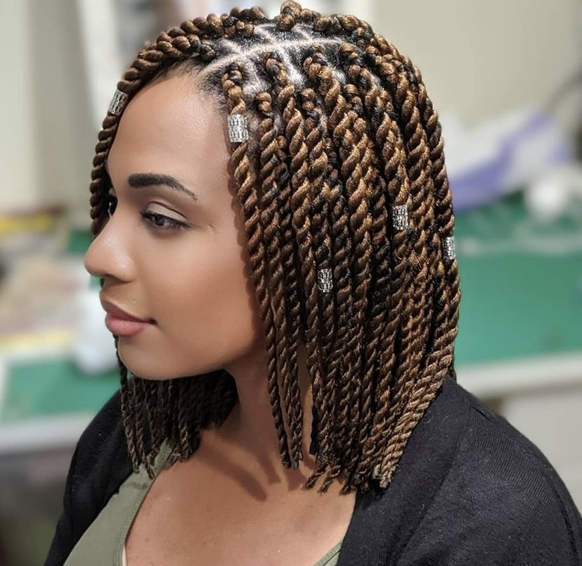 Short Bob Twists hairstyle