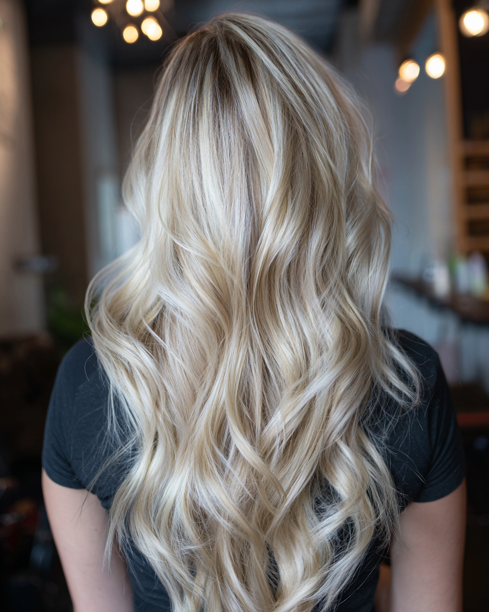 Vanilla Bean Blonde hairstyle