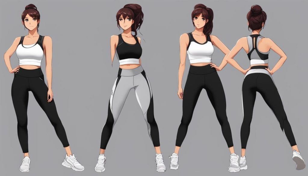 White Tank Top with Black Flare Leggings and a Shirt at the Waist flare leggings outfit