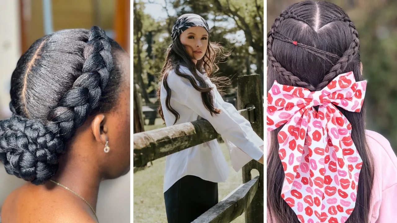 Bandana hairstyle photo