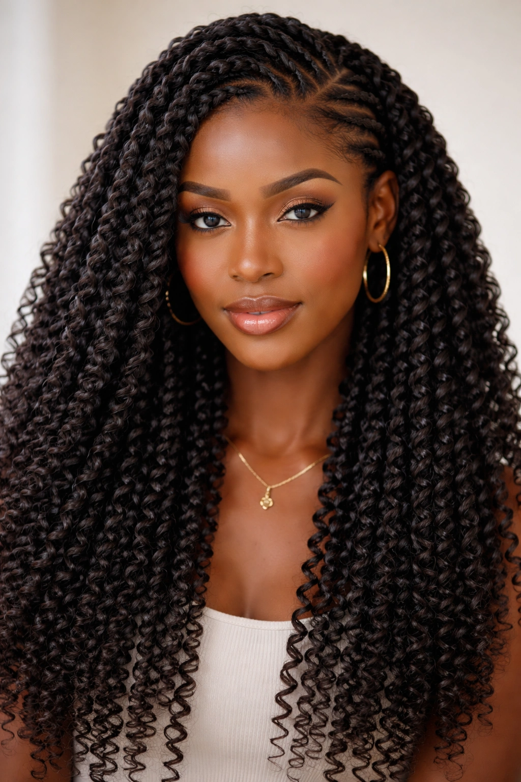 Crochet Braids With Bangs - crochet braid hairstyle