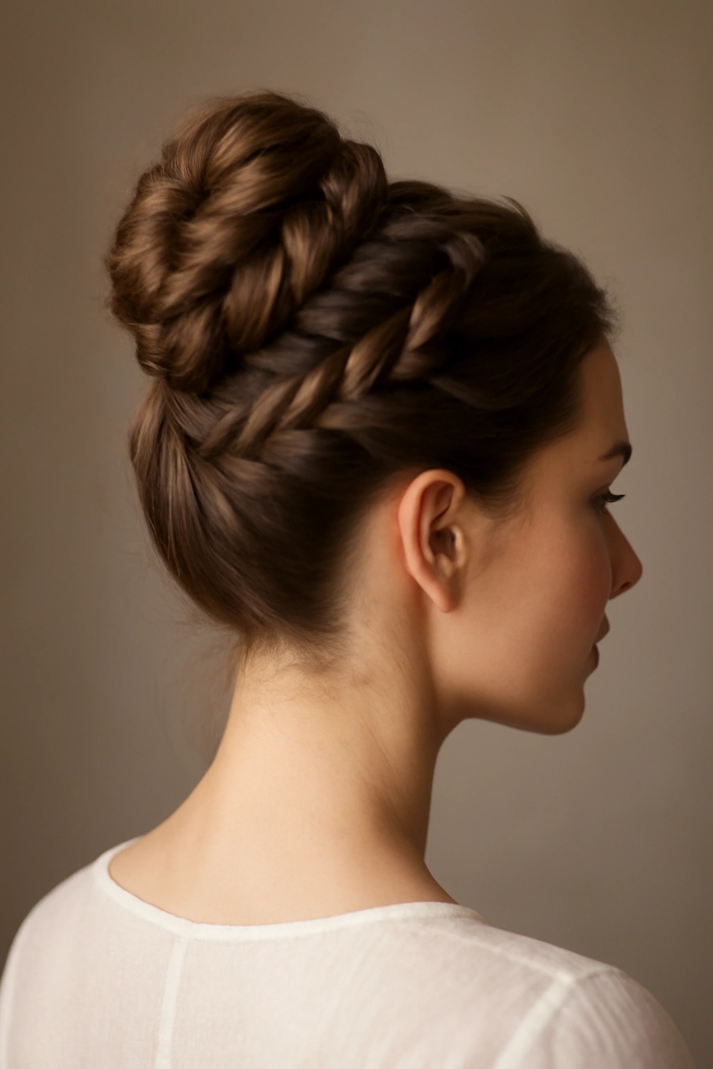 Braided Crown Updo hairstyle