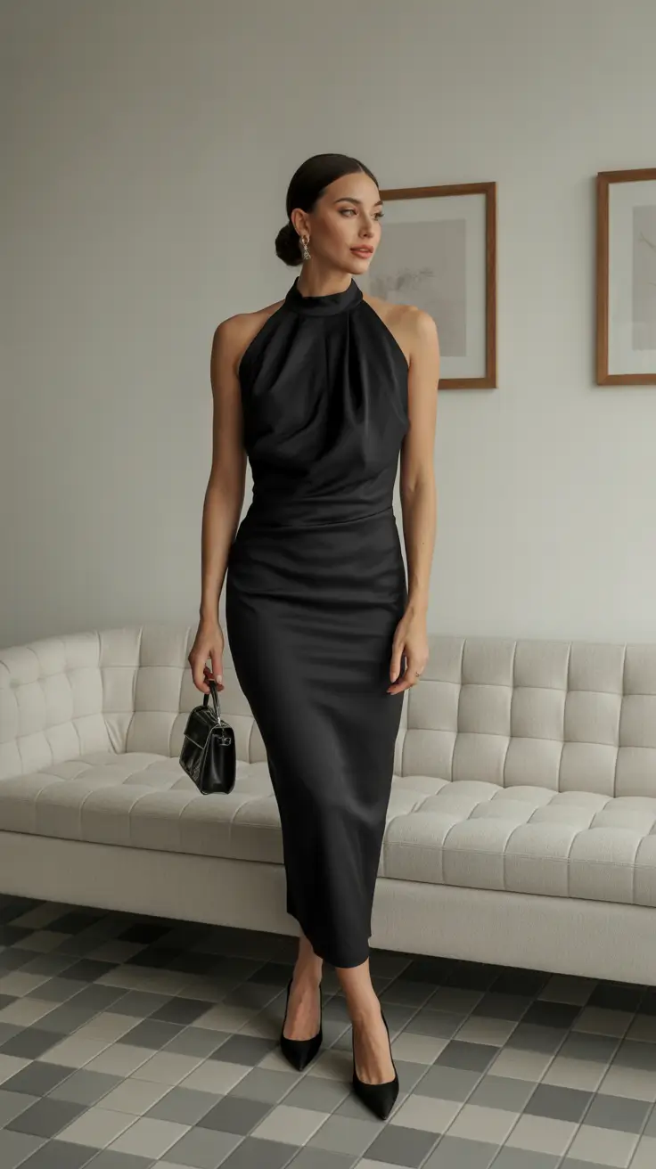 Soft Spring Dinner Look with a Light Layer dinner outfit