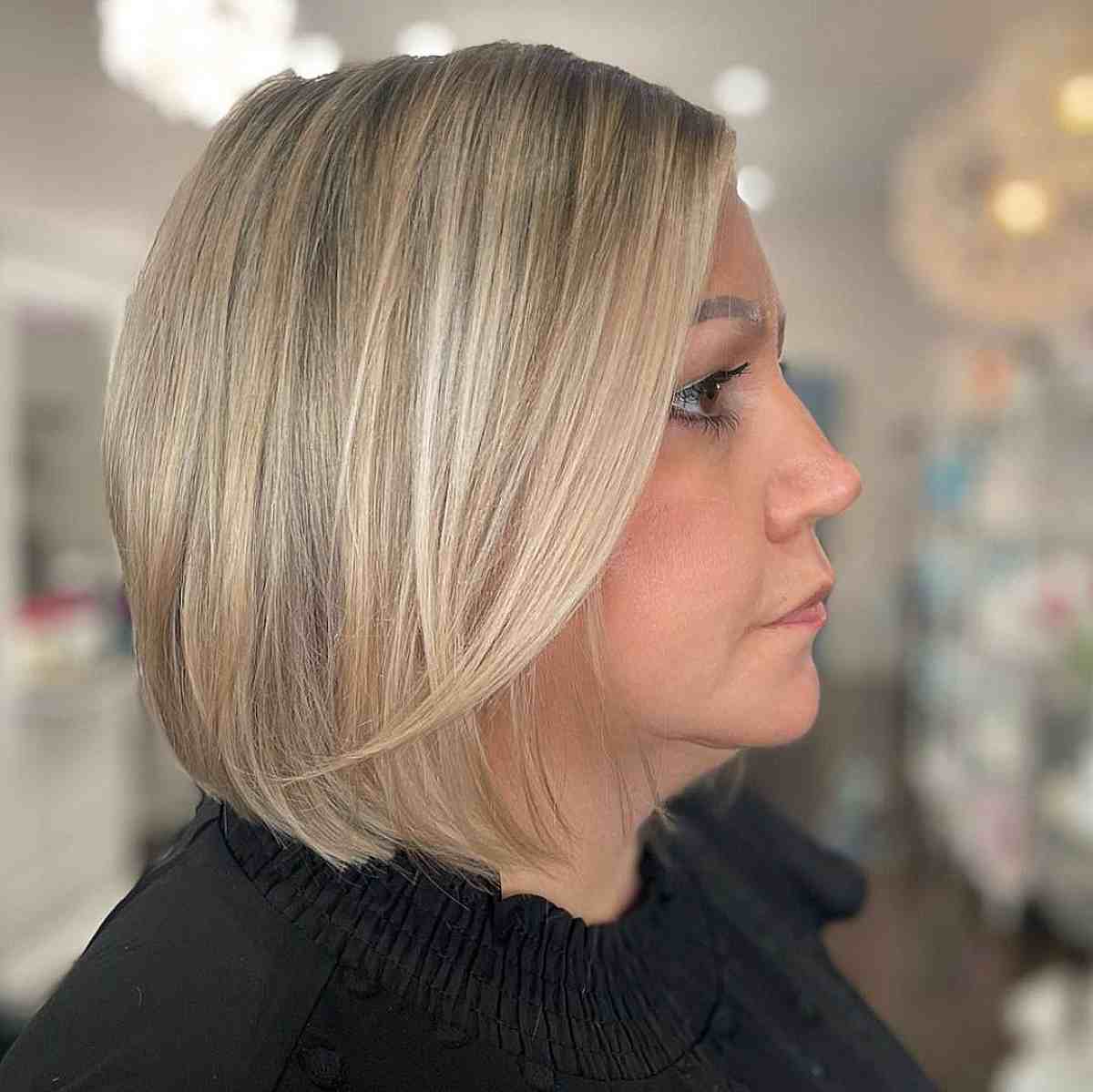 Graduated layered bob for straight hair bob haircut