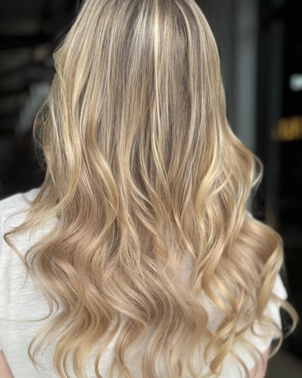 Sun-Kissed Blonde Highlights hairstyle