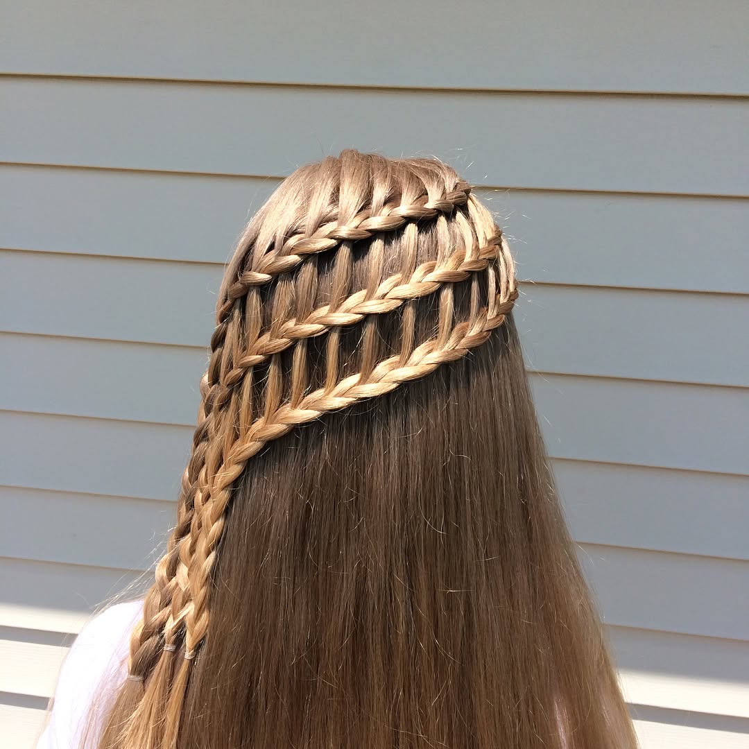 Ladder Braid hairstyle inspiration photo